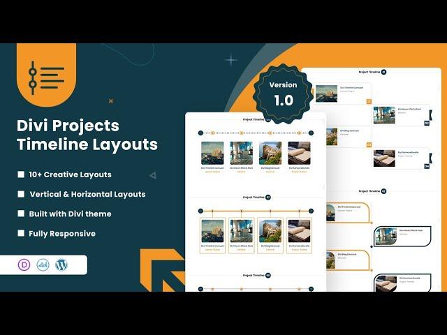 How To Use The Divi Projects Timeline Layouts - Divi Layouts