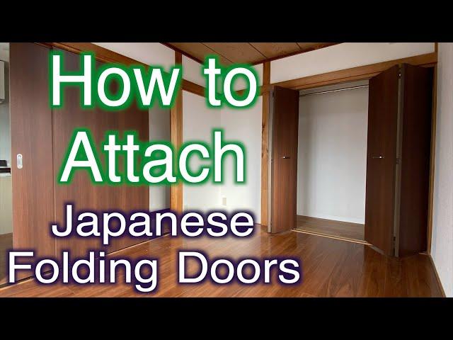 Japanese woodworking projects // How to attach Japanese folding doors // Samurai woodworker joinery