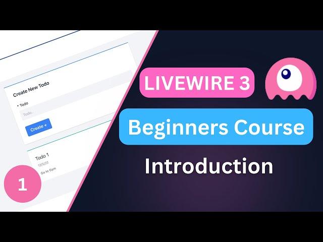 Laravel Livewire 3 Course for Beginners EP1