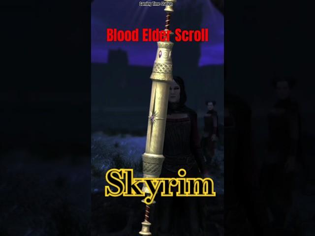 Blood Elder Scroll Obtained #shorts #skyrim #elderscrolls #gaming