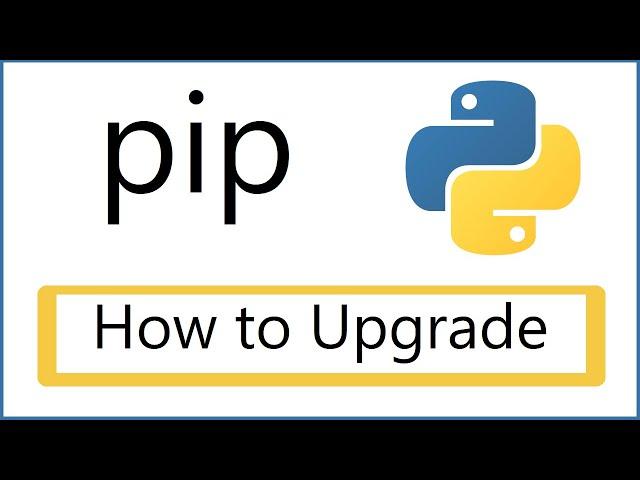 How to upgrade pip on Windows 10 64-bit