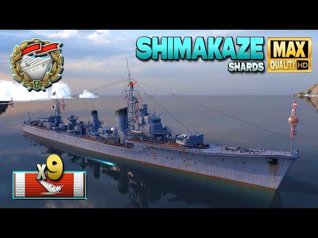 Destroyer Shimakaze: 9 ships & Solo warrior - World of Warships