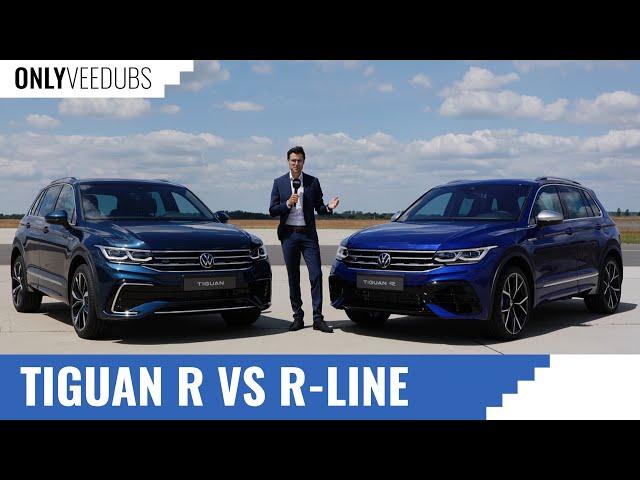 VW Tiguan R vs Tiguan R-Line REVIEW Tiguan Facelift 2021- OnlyVeeDubs VW reviews