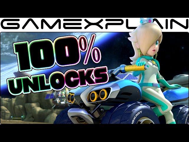 Mario Kart 8 Deluxe: How To UNLOCK Everything 100%! (Gold Parts, Gold Mario, & Alt Title Screens!)