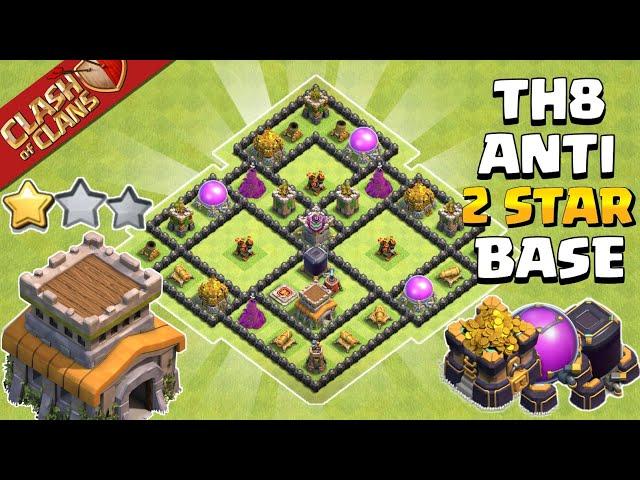 Town hall 8(Th8) Base | Town hall 8(Th8) Farming/Trophy/Pushing/War Base | Coc Th8 Base (Link) 2023