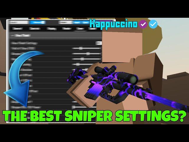 I Played with the BEST SNIPER SETTINGS in Krunker Ranked?