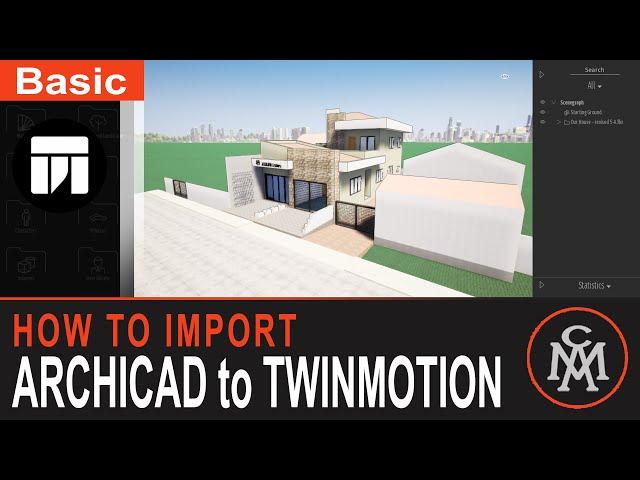 How to import Archicad file to Twinmotion #1