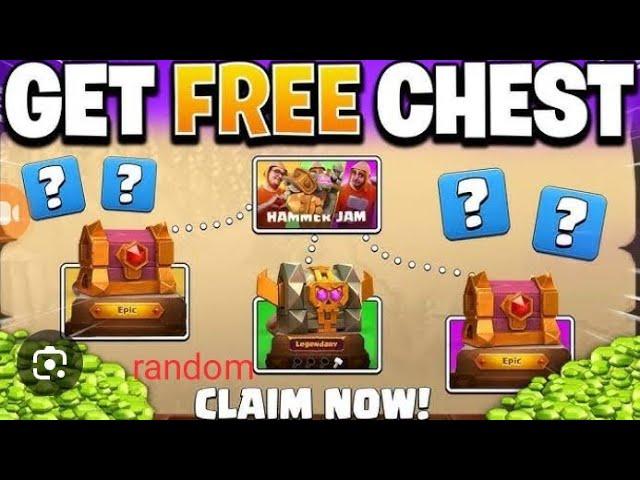 get these chests for free! | clash of clans rewards #hammerjam #clashofclans