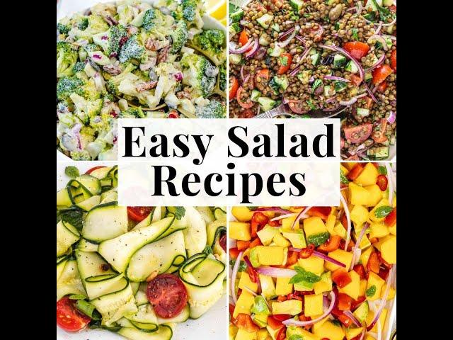 5 Easy Salad Recipes