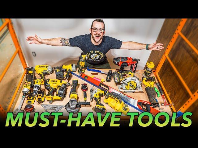 23 MUST HAVE Construction Tools For BEGINNERS Building A Tiny House