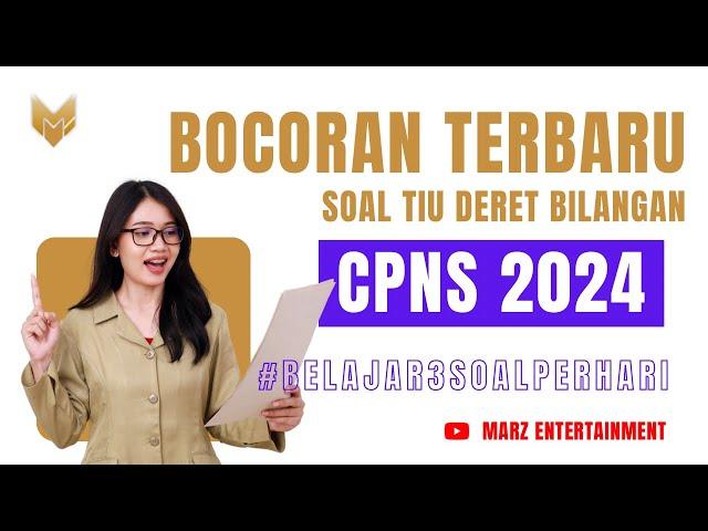 BOCORAN TERBARU DERET BILANGAN SOAL ANALOGI TIU CPNS 2024 #tiucpns #cpns2024