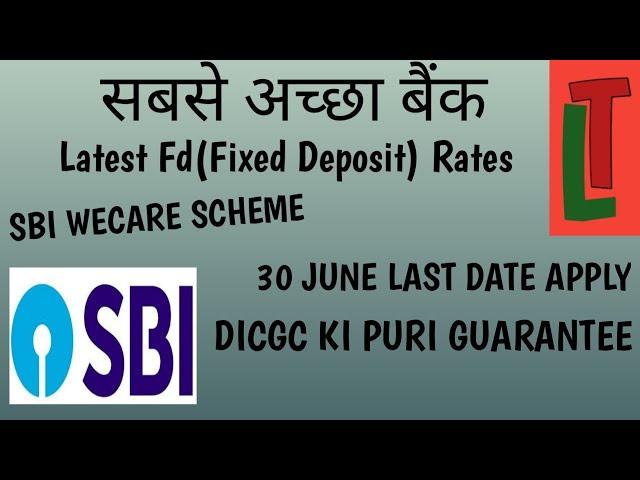 Sbi Fixed Deposit Interest Rate June'2021 | Sbi fd Rates new | Sbi fd maturity value I Tradelite