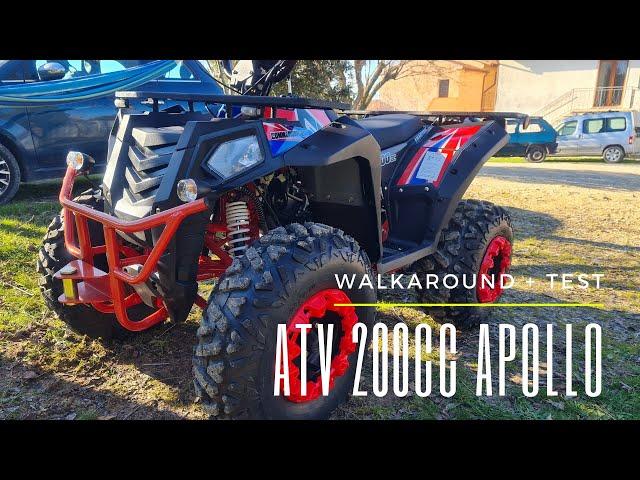 Quad 200cc Commander Apollo Motors ATV Tractor