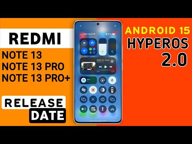 Redmi Note 13,13 Pro,13 Pro Plus HyperOS 2.0 Android 15 Update | Redmi Note 13, Pro Plus New Update