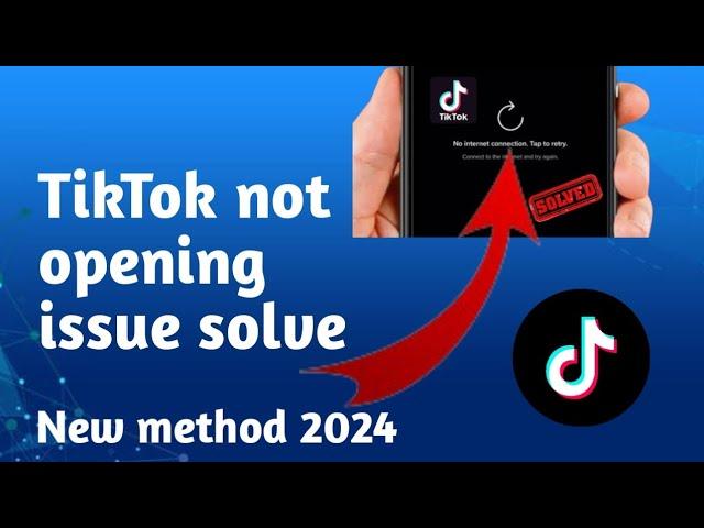 How to fix TikTok was not opening try again later //TikTok not opening try again later how to fix