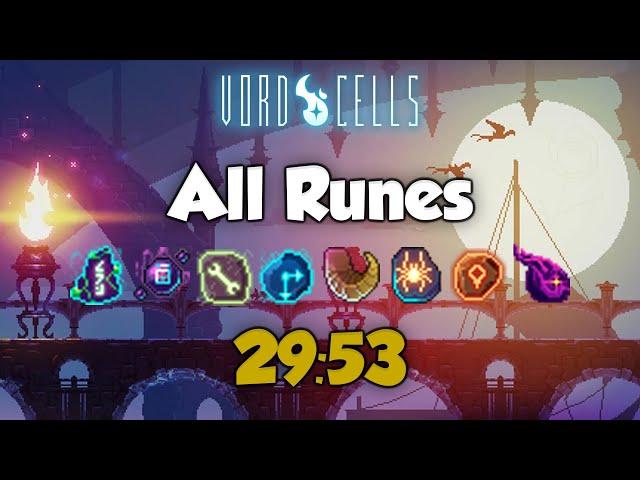 Getting All Runes in under 30 Minutes - Dead Cells Speedrun (AR - 29:53 RTA) Former World Record