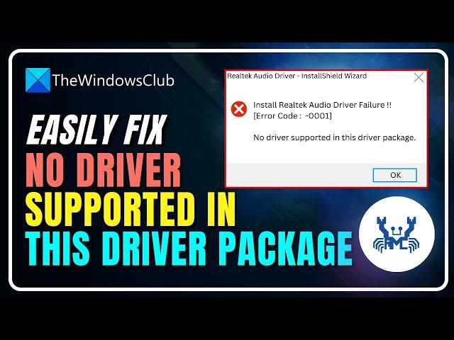 Realtek Audio Not Working? Error Code 0001 - Here's the Fix!