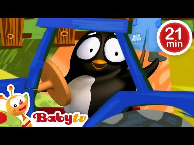 Pim & Pimba the Penguins Playing Games ​​ | Best Full Episodes Collection ​ |  @BabyTV ​