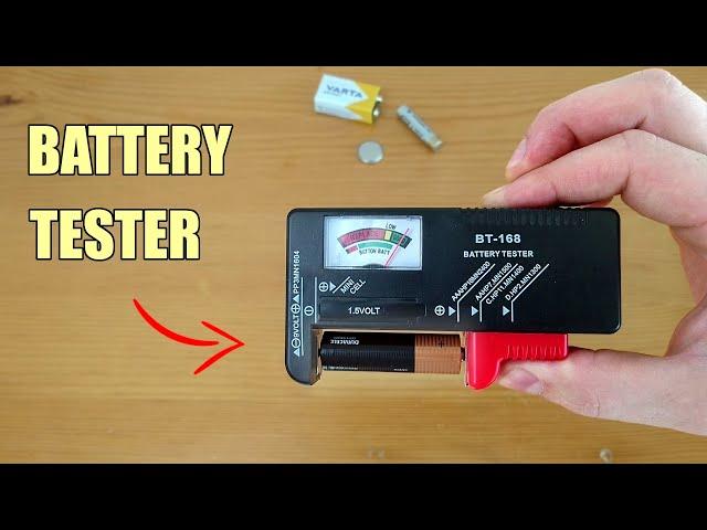 Best Battery Tester Checker for Small Household Batteries AA, AAA, 9V