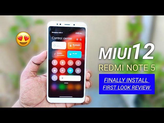 MIUI 12 Finally Install on Redmi Note 5 | Android 10 New Features