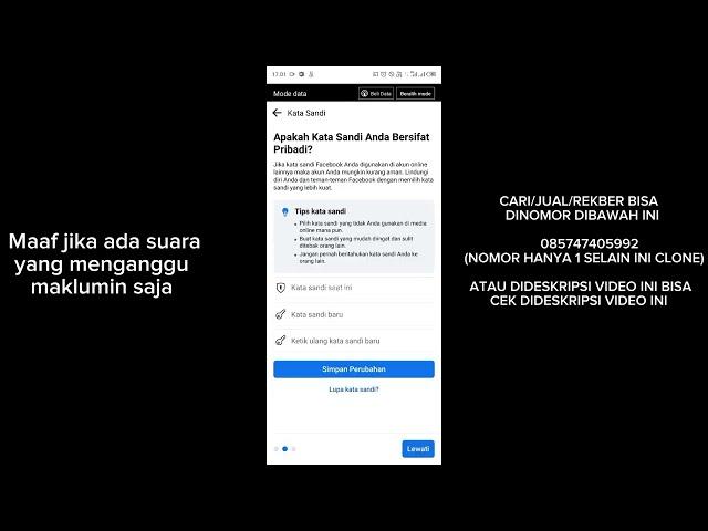 CARA GANTI SANDI DAN EMAIL FACEBOOK ANTI SESI 2023