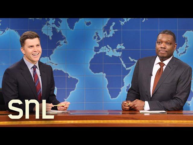 Weekend Update: Colin Jost and Michael Che Swap Jokes for Season 49 Finale - SNL