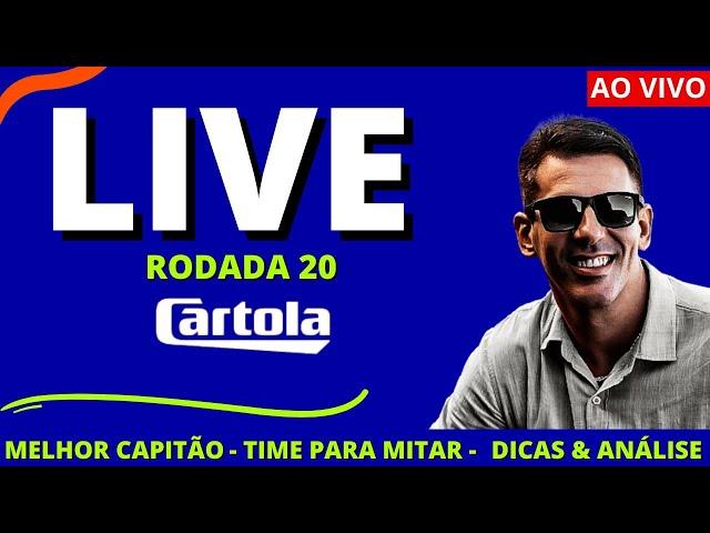 LIVE CARTOLA 2024 |  RODADA 20 | AS MELHORES DICAS