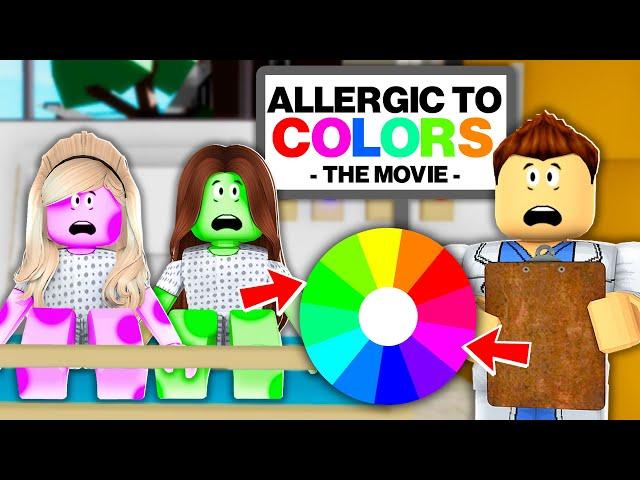 ALLERGIC To COLORS: The MOVIE (Roblox Brookhaven)