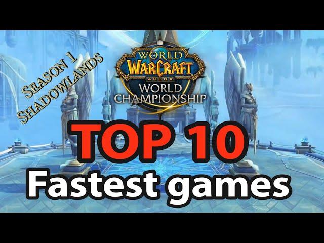 Top 10 AWC Fastest Games, Season 1 | World of Warcraft, Shadowlands