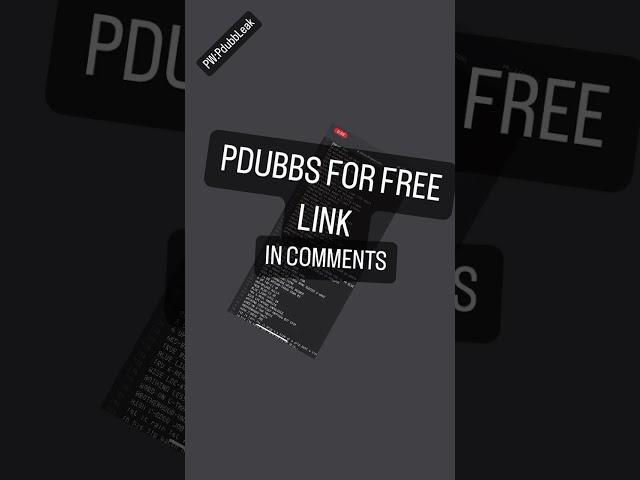 Pdubbs leaked ⬇️