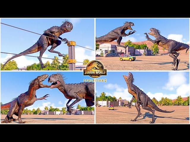 Scorpios REX All Perfect Animations & Interactions  Jurassic World Evolution 2 Camp Cretaceous DLC