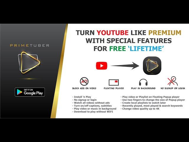 PrimeTuber - Block Ads On Video