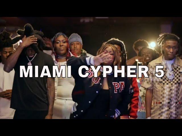 SupaCindy - Miami Cypher 5  W/ FOB Pook, Trapland Pat, Golden Boy Count Up, Zoey Brinxx