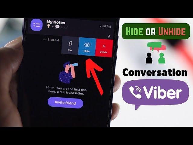 How To Hide and Unhide Viber Chat [2023]