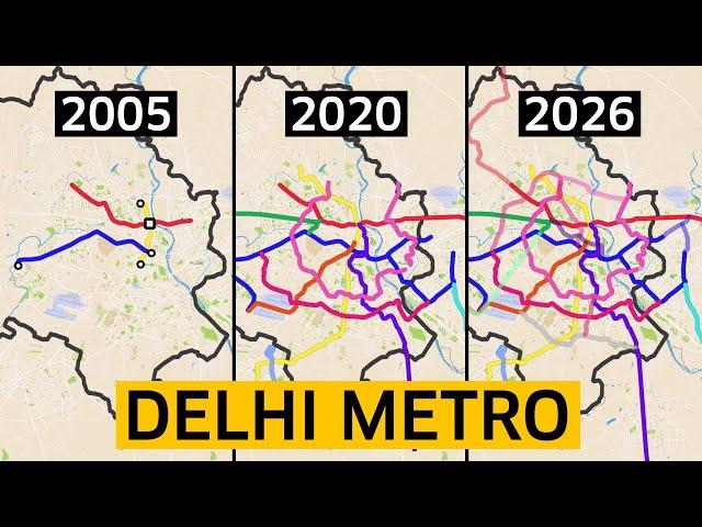 How Delhi Metro Became India's Largest Metro Network