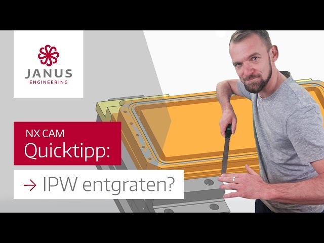 NX CAM Tutorial | Wie man sein IPW (In-Process Workpiece) entgratet 