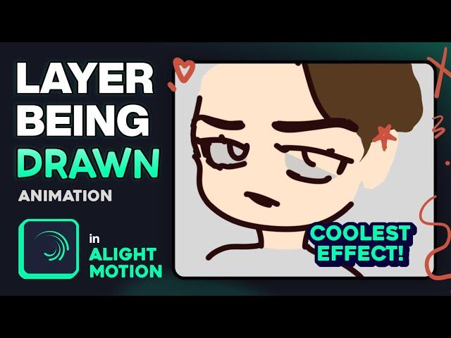 Layer Being Drawn Animation Tutorial in Alight Motion (Free)