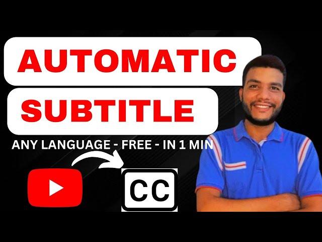 How to Add Auto Subtitles in Youtube Video | Any Language | Free -No 3rd Party Tool