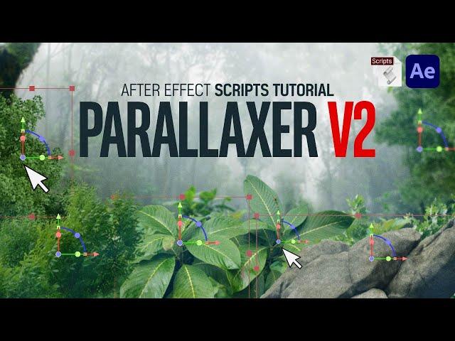 After Effects Parallaxer V2 Easy parallax Animated l Parallaxer V2 스크립터 소개