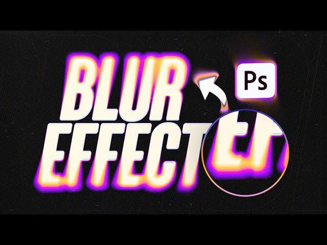 GRADIENT BLUR TEXT EFFECT! - Photoshop CC Tutorial