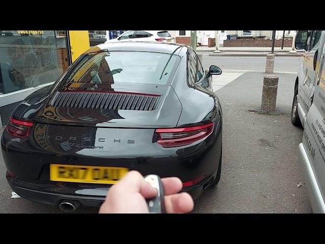 Porsche 911 Carrera 2017 Cheie de rezerva, Scurt video despre cum se face , Spare key,  2021