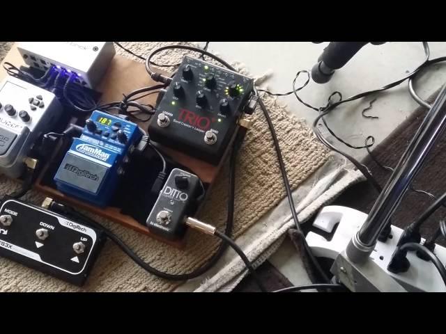 Putting the Digitech Trio Plus through it's paces...