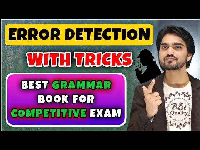 Error Detection And Correction | Spotting Errors | Rules/Concepts/English | Error Detection In Hindi