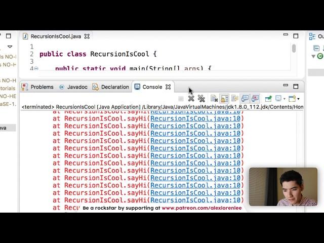 Recursion Java Tutorial #69