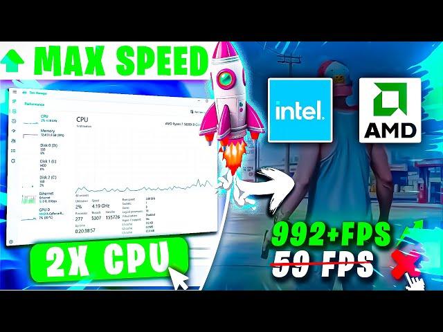 ️How To Maximize CPU Speed for Ultimate Performance ( Windows 10/11 )