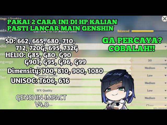 AKTIFKAN 2 FITUR INI JAMIN LANCAR MAIN GENSHIN!! | Genshin Impact