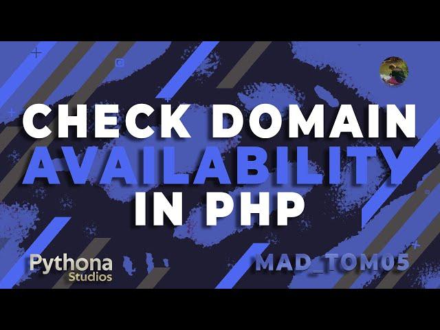 Check Domain Availability in PHP