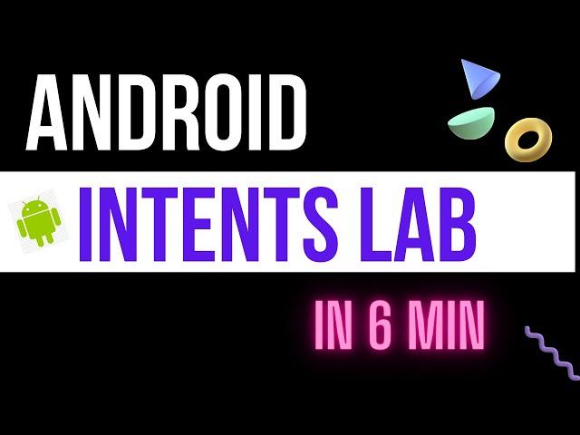 Intents in Android Practical Tutorial. Create Intent to open a new Activity Practical. In 6 minutes.