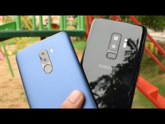 POCOPHONE F1 (POCO F1) vs Galaxy S9 Plus Camera Comparison!!! I'M SHOCKED!!