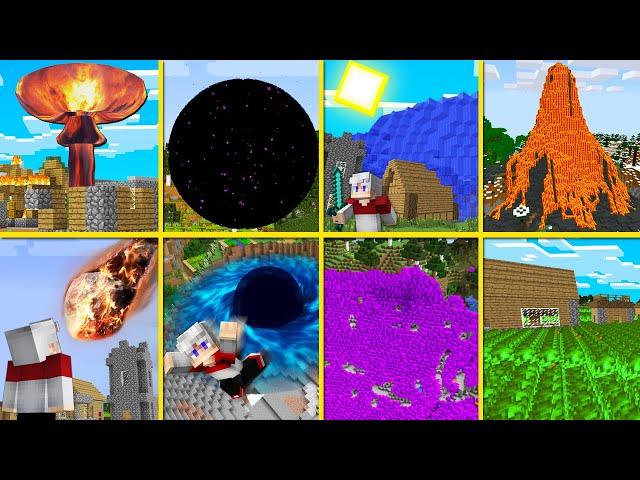 Я ПЕРЕЖИЛ 8 САМЫХ ОПАСНЫХ КОНЦОВ СВЕТА В МАЙНКРАФТ Топовский Minecraft